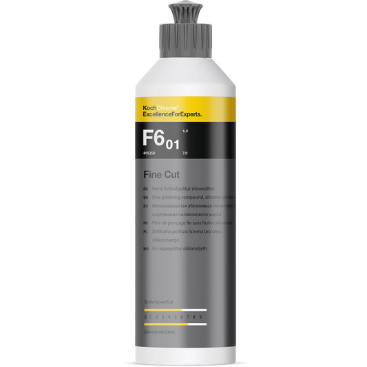 Jemná brusná pasta, leštěnka Koch Fine Cut F6.01 250 ml