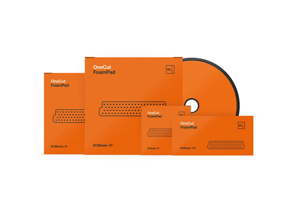 Leštící kotouč One Cut pěnový oranžový Koch 76x25 mm